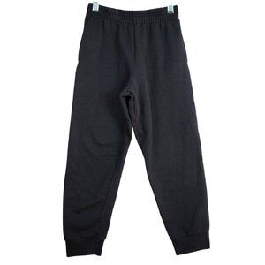 Hanes Boys Sweatpants Joggers Black SZ 8 Med Elastic Waist Pull On Pockets READ
